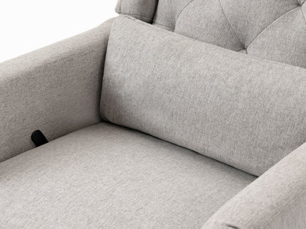 M22487PGEW,DaVinci,Everly Recliner in Performance Grey Eco-Weave