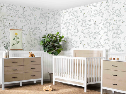 F23201WCWD,Carter's,Radley 4-in-1 Convertible Crib in White & Coastwood