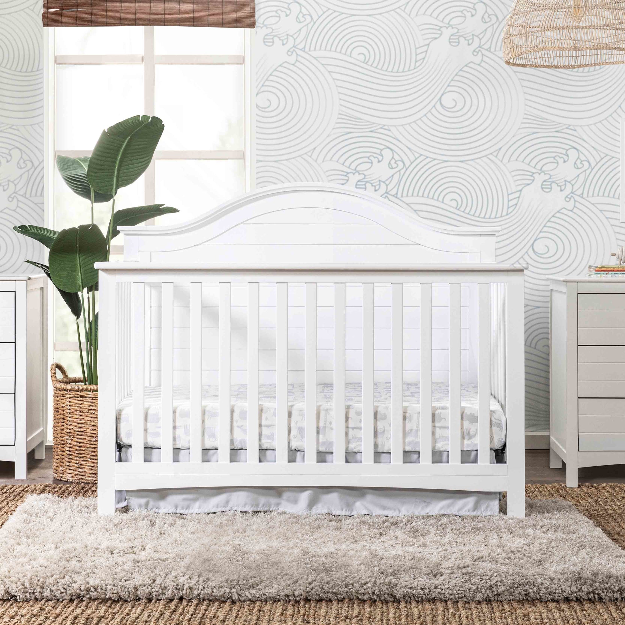 F16901W,Carter's,Nolan 4-in-1 Convertible Crib in White