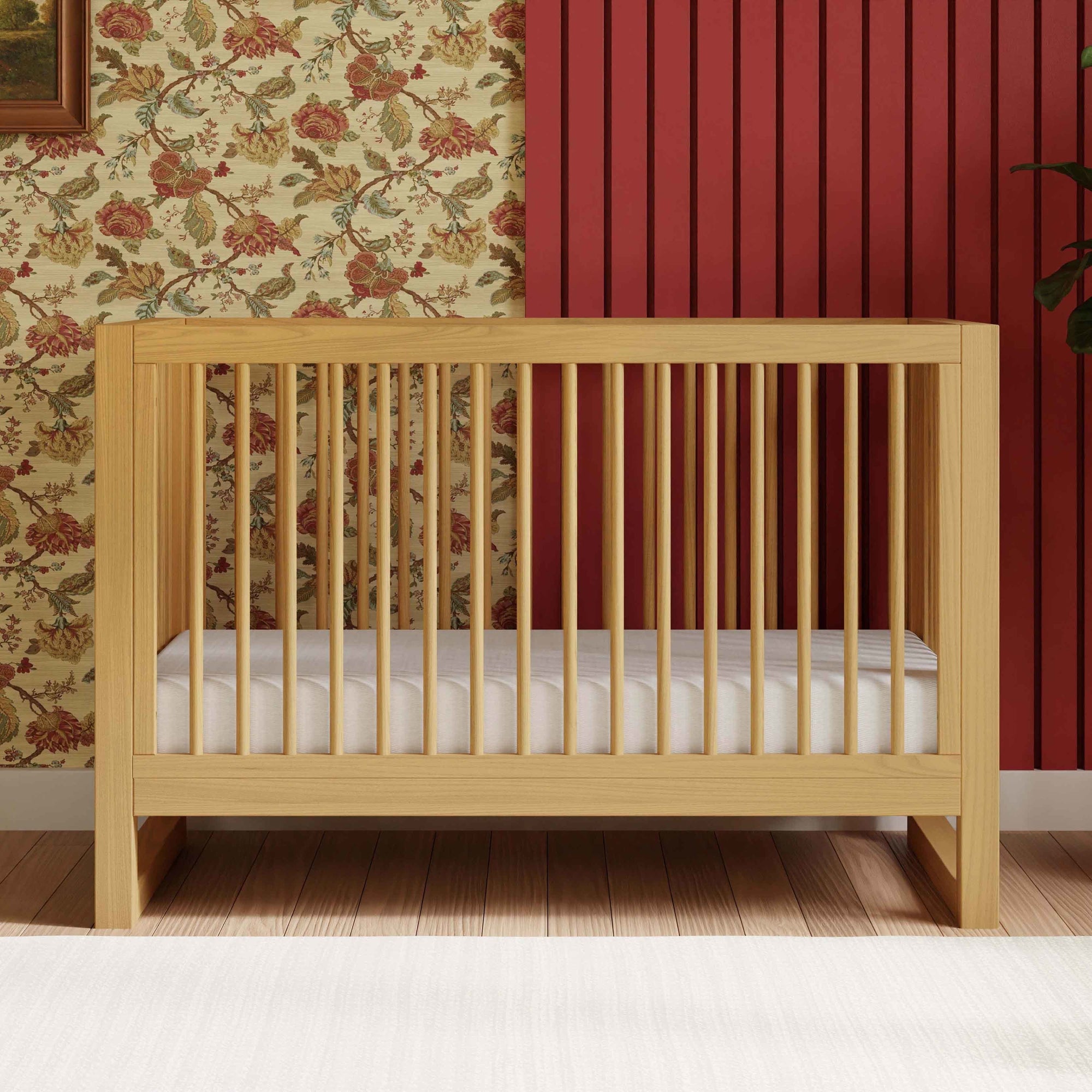 M23301HY,Namesake,Nantucket 3-in-1 Convertible Crib w/Toddler Bed Conversion Kit in Honey