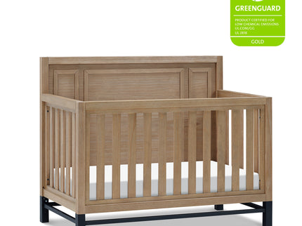 B25801DF,Monogram by Namesake,Newbern 4-in-1 Convertible Crib in Driftwood