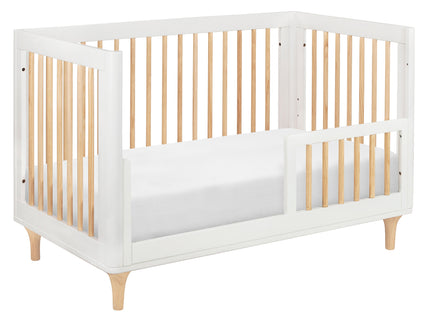 M9001WN,Babyletto,Lolly 3-in-1 Convertible Crib w/Toddler Bed Conversion Kit in White/Natural