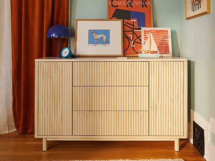 M29816BD,Babyletto,Pogo Tambour Assembled Dresser in Blonde