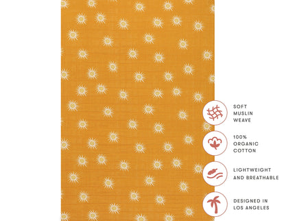 T26936,Babyletto,Golden Hour Muslin Mini Crib Sheet in GOTS Certified Organic Cotton