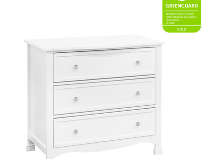 M5523W,DaVinci,Kalani 3-Drawer Dresser in White Finish