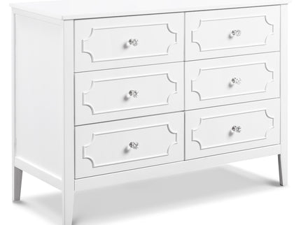 M11426W,DaVinci,Chloe Regency 6-Drawer Dresser in White
