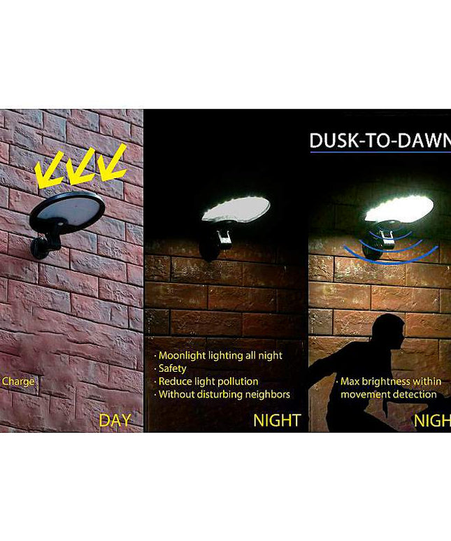 Domex 7 1/2" High Motion Sensor Black Finish Solar LED Flood Light