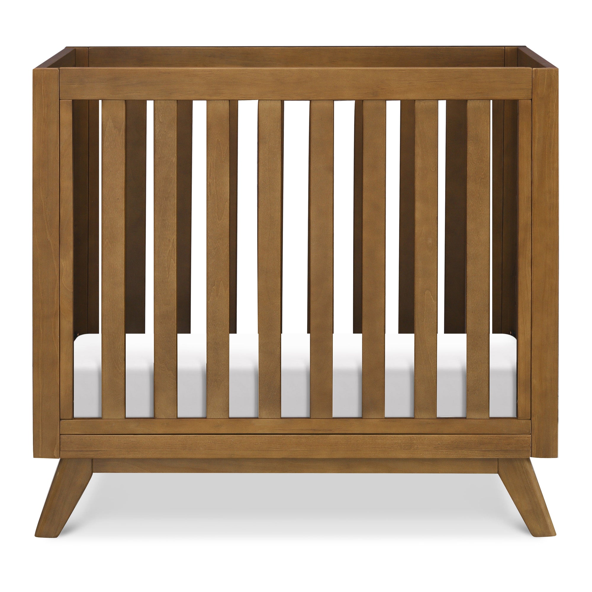 M22598L,DaVinci,Otto 3-in-1 Convertible Mini Crib with 4 Mattress in Walnut