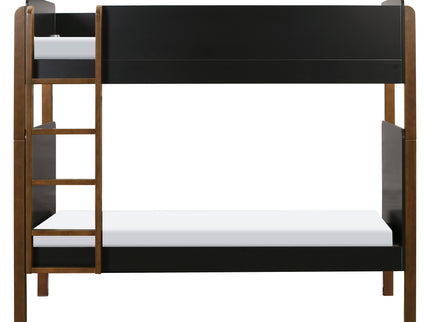 M18494BNL,Babyletto Kids,TipToe Bunk Bed in Black and Natural Walnut