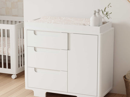 M23423W,Babyletto,Yuzu 3-Drawer Changer Dresser in White