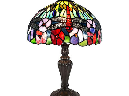 Dragonfly Bounty 20"H Fieldstone Bronze Accent Table Lamp