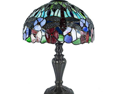 Dragonfly Bounty 20"H Fieldstone Bronze Accent Table Lamp
