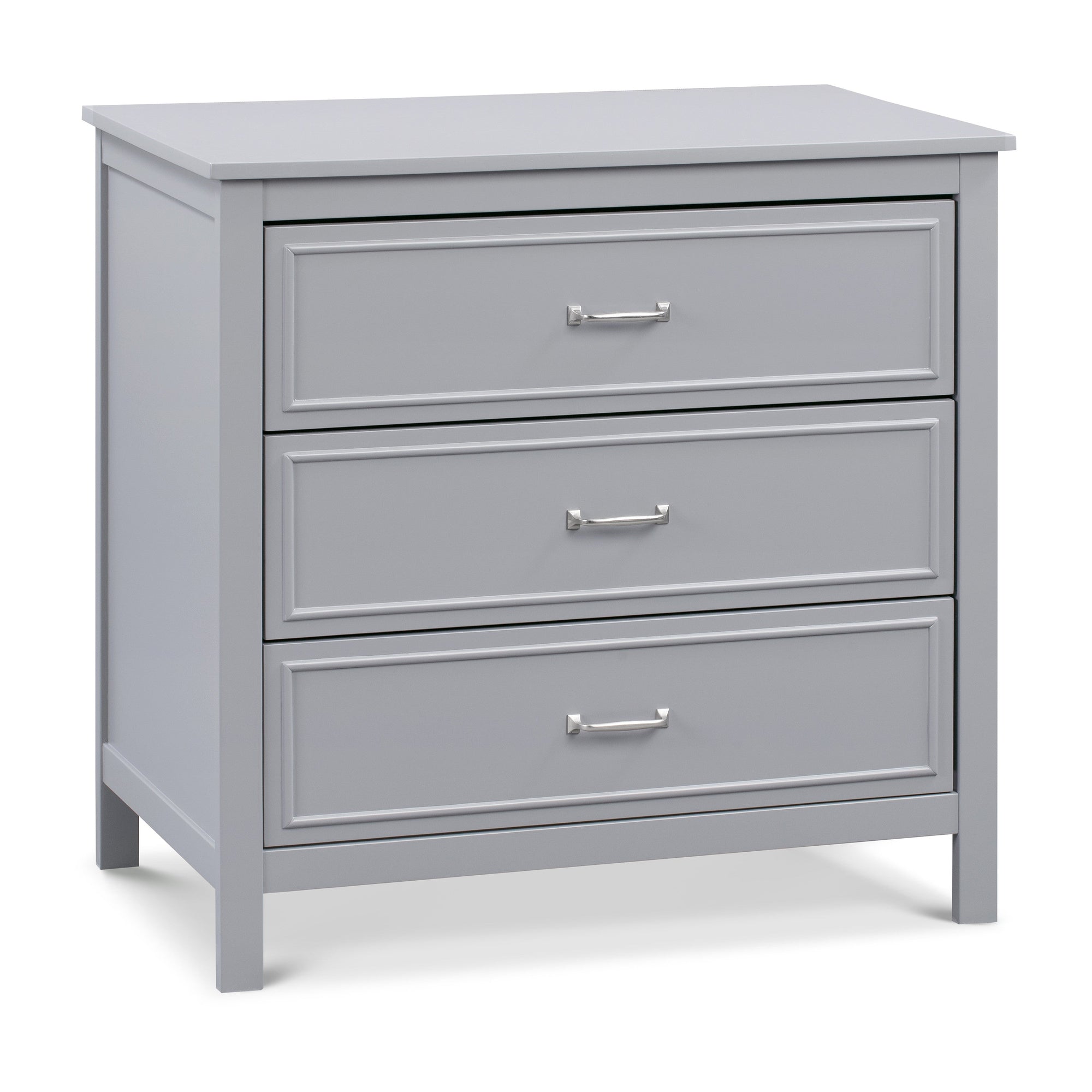 M12823G,DaVinci,Charlie 3-Drawer Dresser in Grey