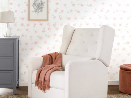 M22487PCMEW,DaVinci,Everly Recliner in Performance Cream Eco-Weave