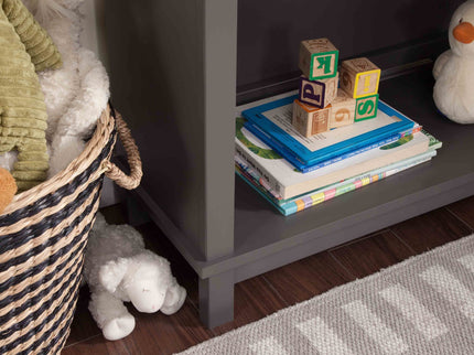 M4309SL,DaVinci,Autumn Bookcase / Hutch in Slate Finish