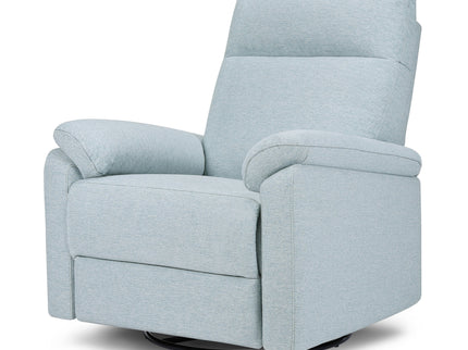 M24388HBL,DaVinci,Suzy Electronic Swivel Recliner in Heathered Blue