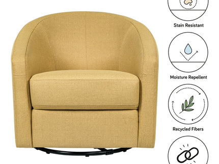 M5887PDET,Babyletto,Madison Swivel Glider in Performance Dijon Eco-Twill
