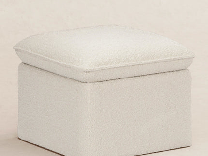 M20985WB,Babyletto,Cali Storage Ottoman in Ivory Boucle