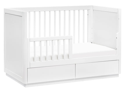 M21601W,Babyletto,Bento 3-in-1 Convertible Storage Crib w/Toddler Bed Conversion Kit in White