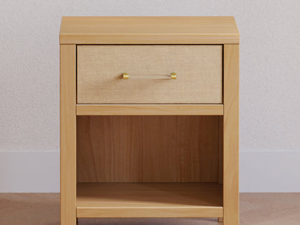 M24860HYPSEW,Namesake,Eloise Nightstand  Assembled in Honey & Performance Sand Eco-Weave