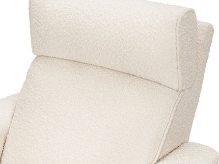 M17183PWB,Namesake,Willa Deluxe Power Glider Recliner w/Heat&Massage in Performance Ivory Boucle
