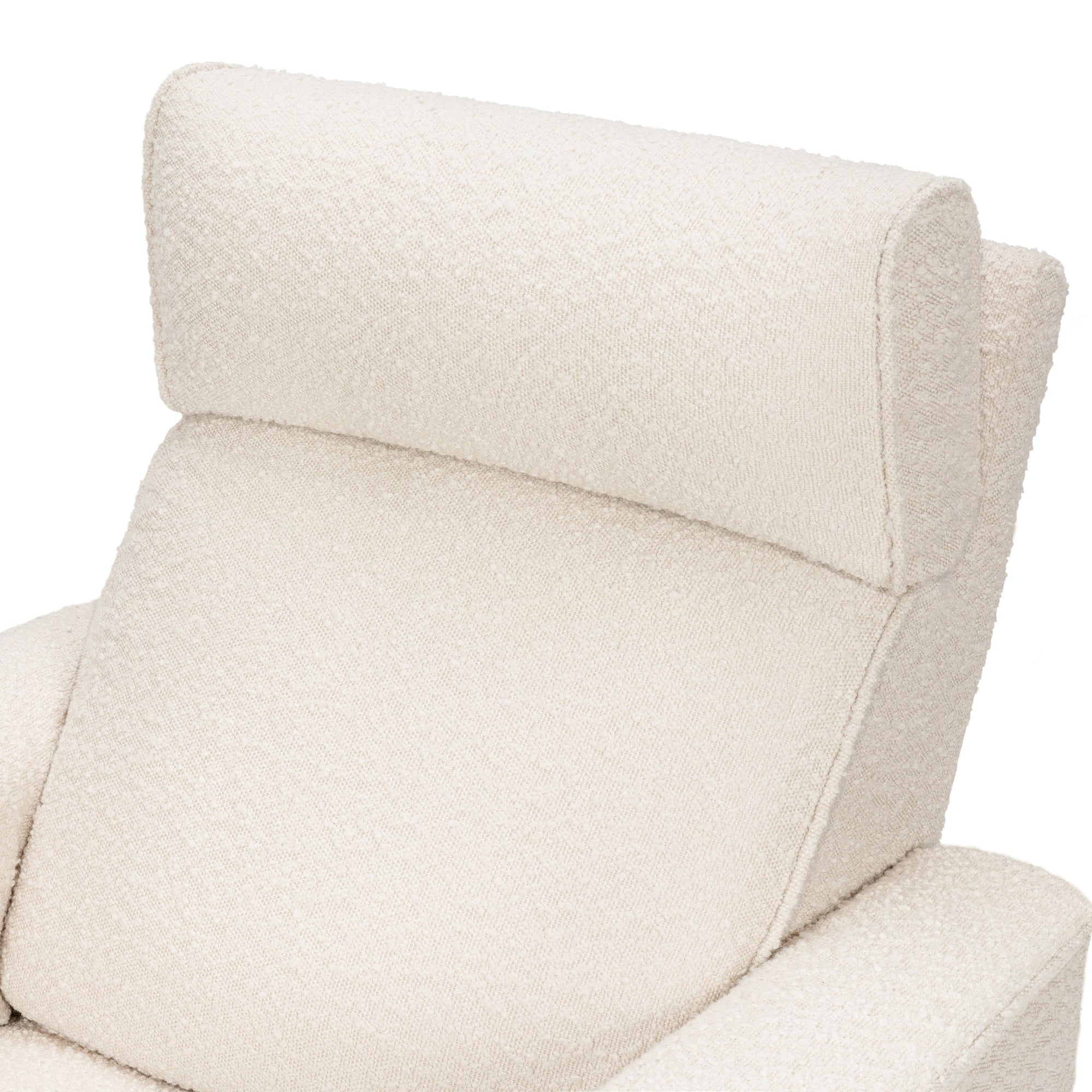 M17183PWB,Namesake,Willa Deluxe Power Glider Recliner w/Heat&Massage in Performance Ivory Boucle