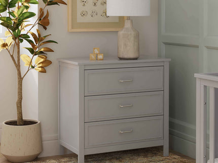 M12823G,DaVinci,Charlie 3-Drawer Dresser in Grey