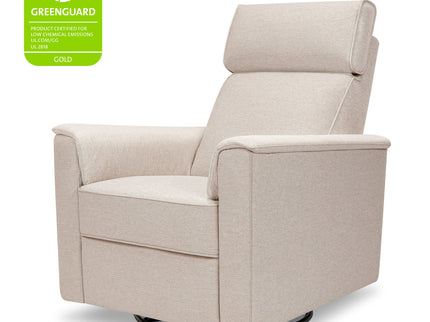 M17182PBEW,Namesake,Willa Pro Power Glider Recliner w/ Power Lumbar in Performance Beach Eco-Weave