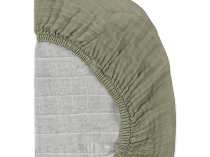 T29734MCA,Babyletto,Matcha Muslin All-Stages Bassinet Sheet in GOTS Certified Organic Cotton