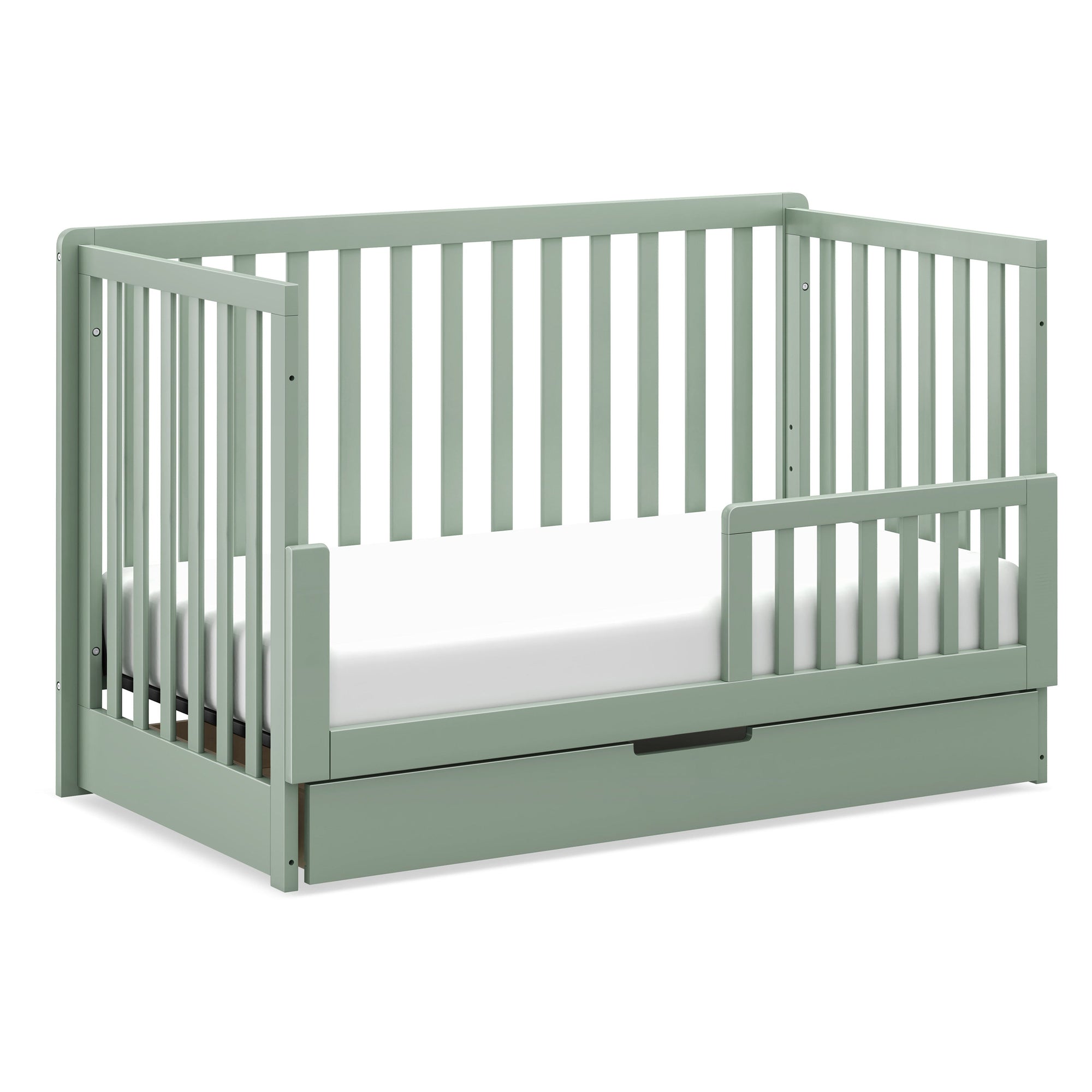 F11951LS,Carter's,Colby 4-in-1 Convertible Crib w/ Trundle Drawer in Light Sage