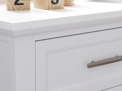 B14416RW,Monogram by Namesake,Beckett 6-Drawer Dresser in Warm White