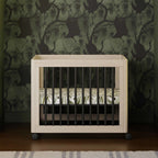 M23401NXB,Babyletto,Yuzu 8-in-1 Convertible Crib w/All-Stages Conversion in Washed Natural/Black