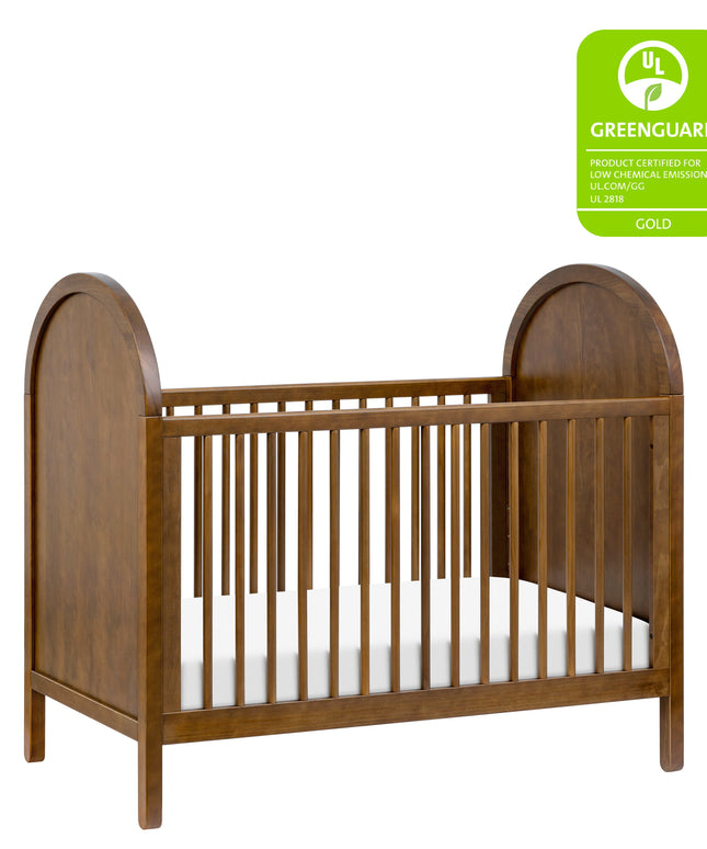 M25601NL,Babyletto,Bondi 3-in-1 Convertible Crib w/ Toddler Bed Kit in Natural Walnut
