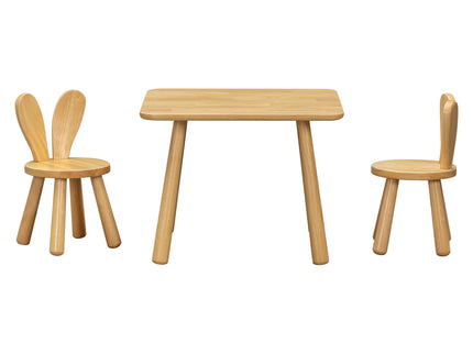 M32110LTW,Babyletto Kids,Hoppy Play Table & Chair Set in Light Wood