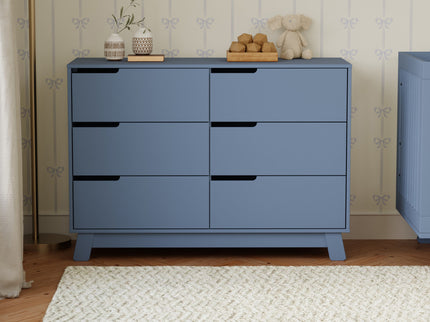 M4216CVB,Babyletto,Hudson 6-Drawer Double Dresser  Assembled in Cove Blue