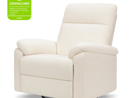 M24387CCB,DaVinci,Suzy Swivel Recliner in Cozy Cream Boucle