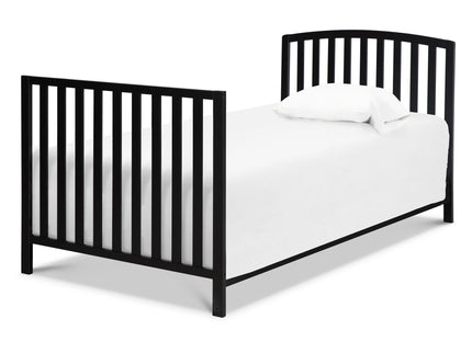 M18198E,DaVinci,Dylan Folding Portable 3-in-1 MiniCrib and TwinBed in Ebony
