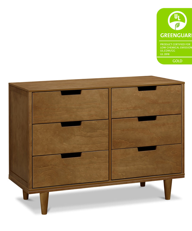 W4926L,DaVinci,Marley 6-Drawer Double Dresser in Walnut