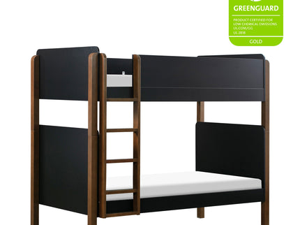M18494BNL,Babyletto Kids,TipToe Bunk Bed in Black and Natural Walnut