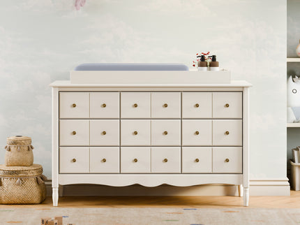 M7128RW,Namesake,Liberty 9-Drawer Assembled Dresser in Warm White
