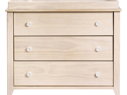 M10323NXW,Babyletto,Sprout 3-Drawer Changer Dresser in Washed Natural and White
