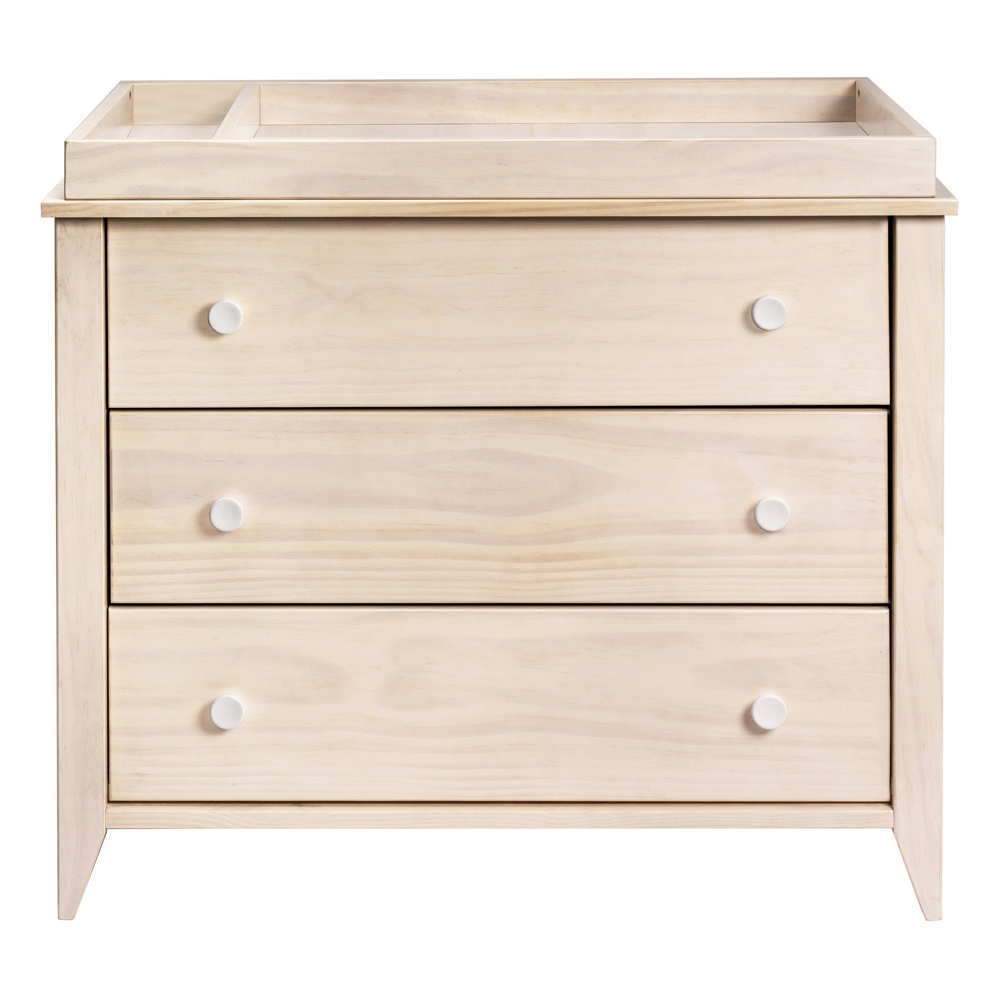 M10323NXW,Babyletto,Sprout 3-Drawer Changer Dresser in Washed Natural and White
