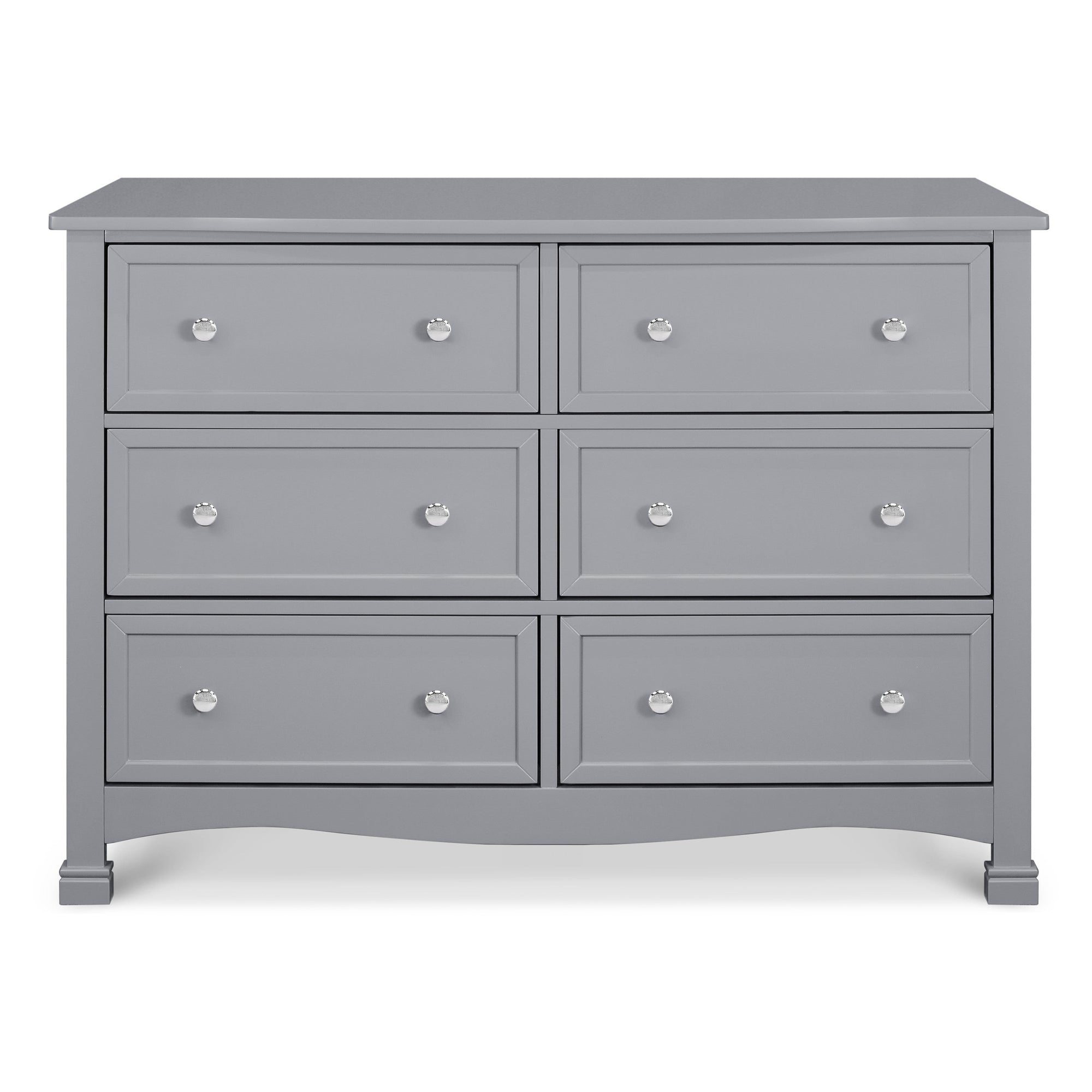 M5529G,DaVinci,Kalani 6-Drawer Double Wide Dresser in Grey Finish