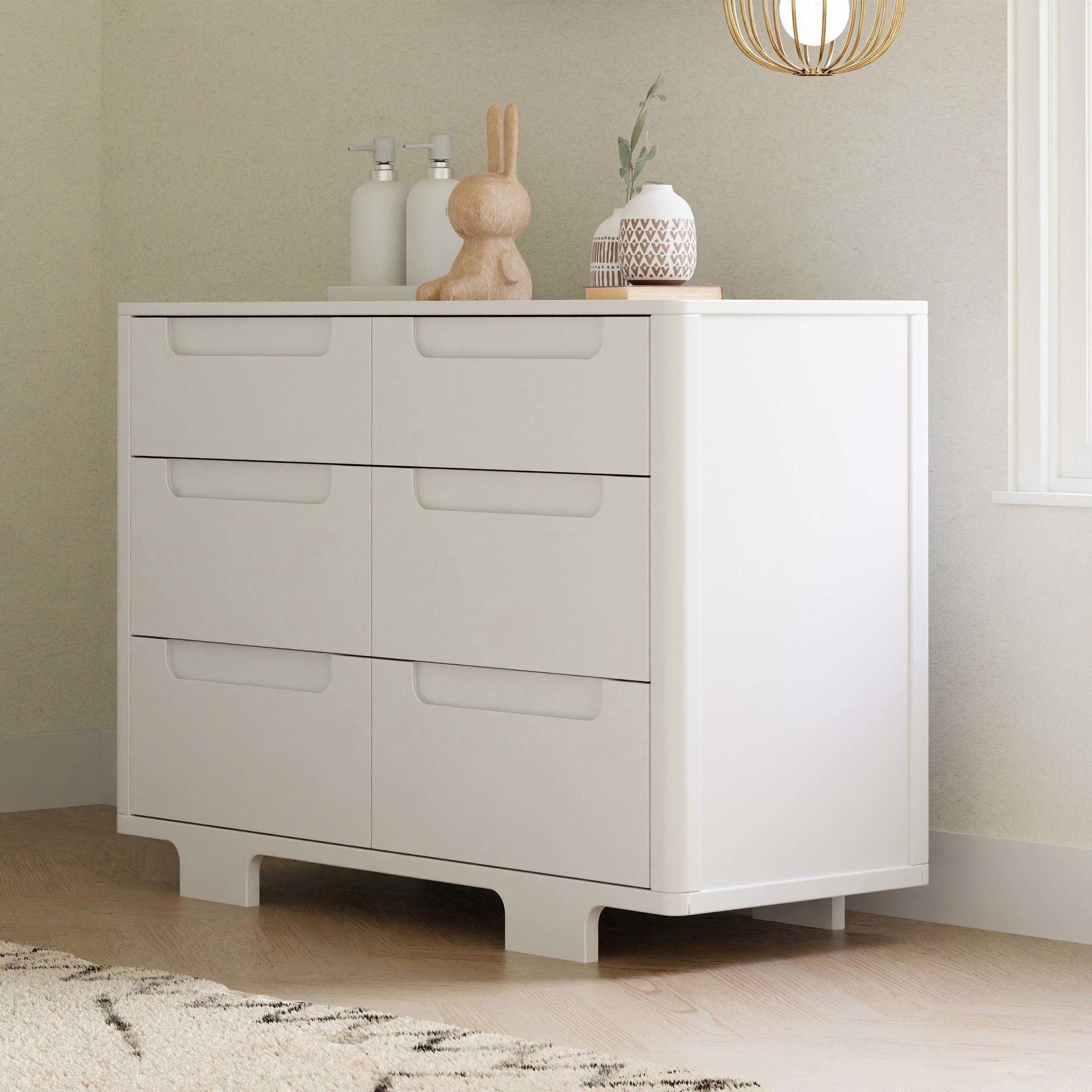 M23426W,Babyletto,Yuzu 6-Drawer Dresser in White