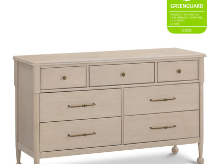 M31416WP,Namesake,Alouette 7-Drawer Assembled Dresser in Washed Pine