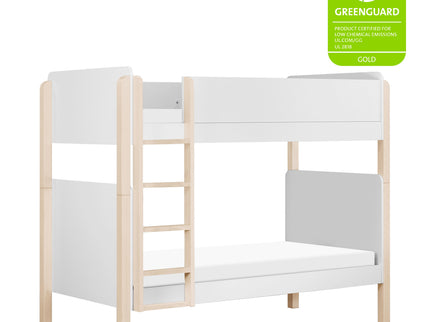 M18494WNX,Babyletto Kids,TipToe Bunk Bed in White and Washed Natural