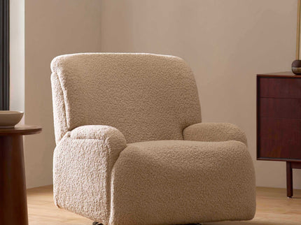 M27687CSG,Namesake,Winslow Extra Wide Recliner and Swivel Glider in Chai Shearling