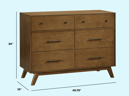 M22526L,DaVinci,Otto 6-Drawer Dresser in Walnut