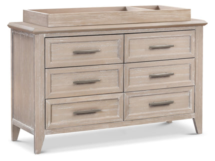 B14416SDB,Monogram by Namesake,Beckett 6-Drawer Dresser in Sandbar