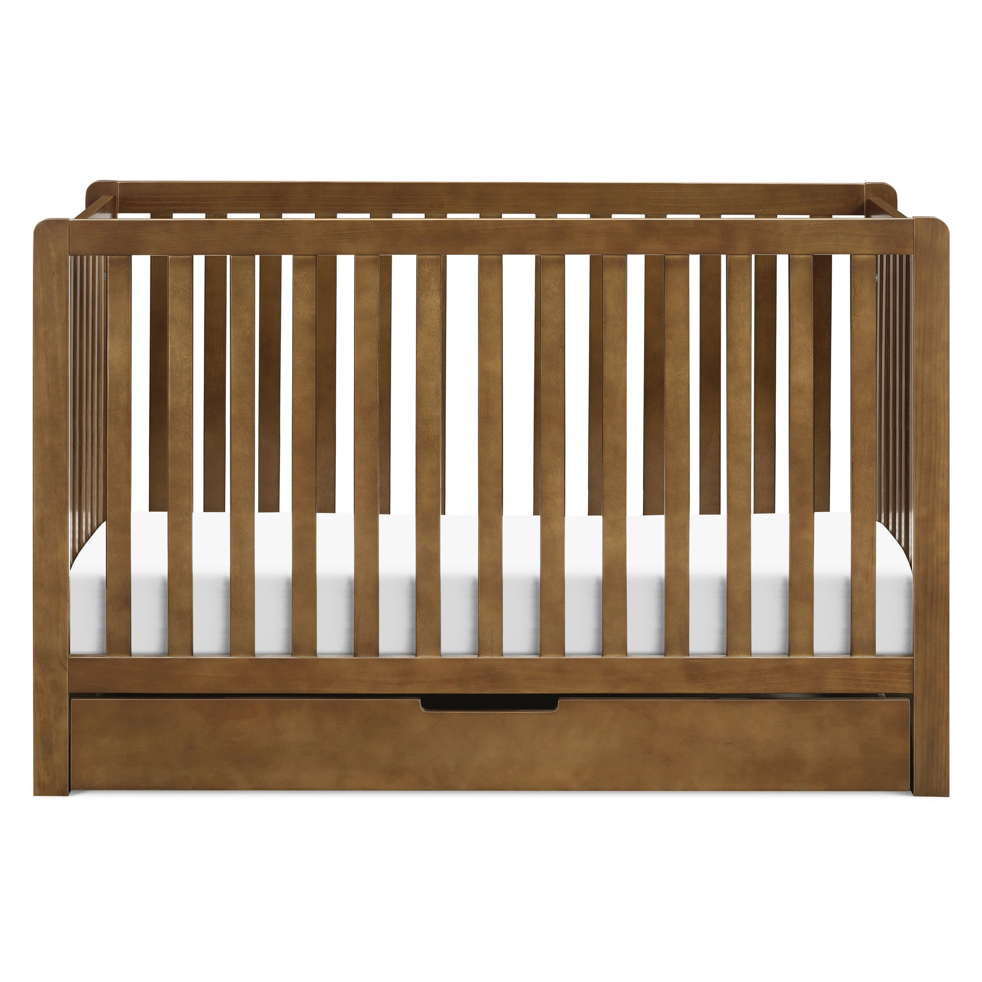 F11951L,Carter's,Colby 4-in-1 Convertible Crib w/ Trundle Drawer in Walnut